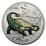 2020 Austria Cupro-Nickel €3 Colorful Supersaurs (Ankylosaurus)