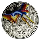 2020 Austria Cupro-Nickel €3 Colorful Supersaurs (Arambourgiania)