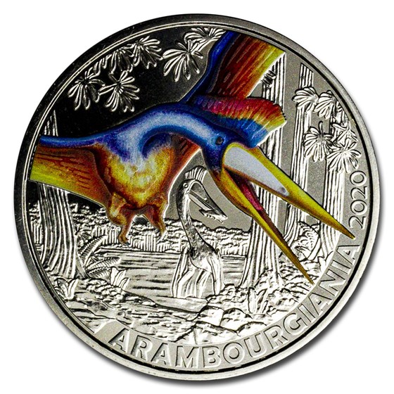2020 Austria Cupro-Nickel €3 Colorful Supersaurs (Arambourgiania) 2020 Austria Cupro-Nickel €3 Colorful Supersaurs (Arambourgiania)