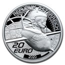 2020 Austria Silver €20 Reaching for the Sky: Faster than Sound