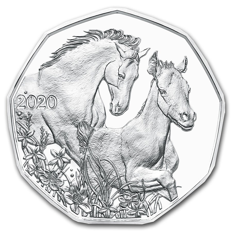 2020 Austria Silver €5 Horse