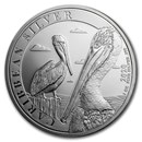 2020 Barbados 1 oz Silver Caribbean Pelican BU
