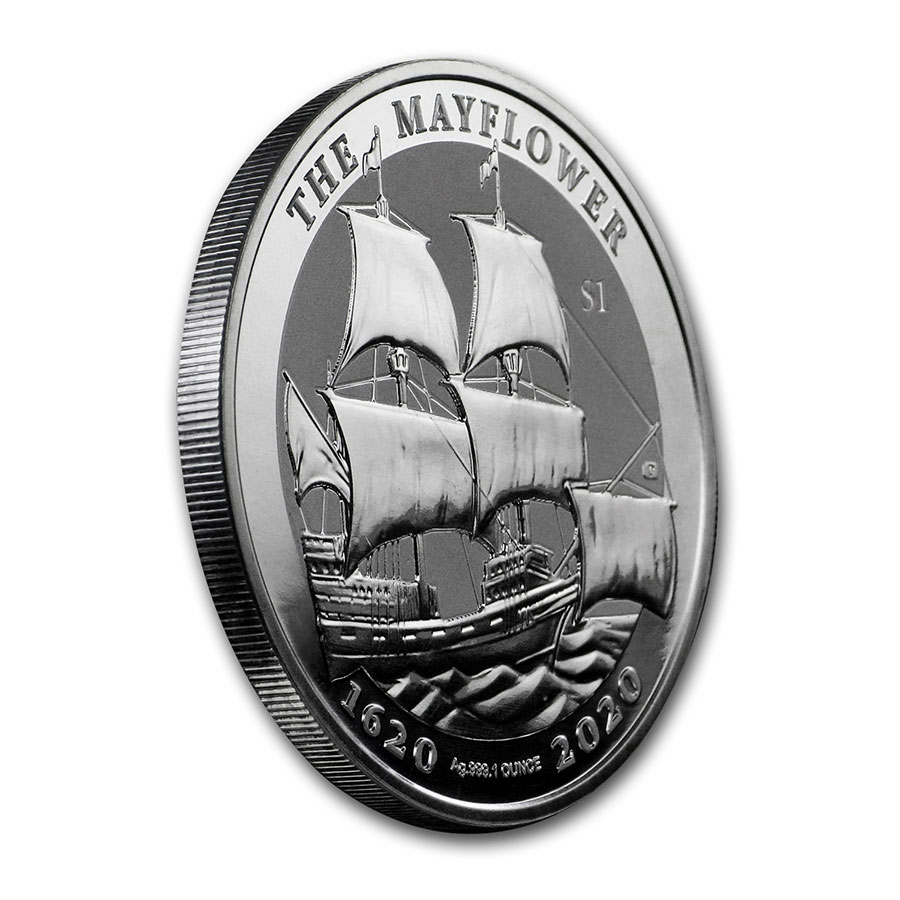 Buy 2020 Mayflower 400th Anniversary 1 oz Silver Coin| APMEX