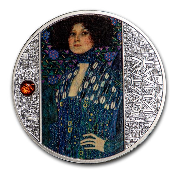 2020 Cameroon Silver Gustav Klimt; Portrait of Emilie Floge 2020 Cameroon Silver Gustav Klimt; Portrait of Emilie Floge