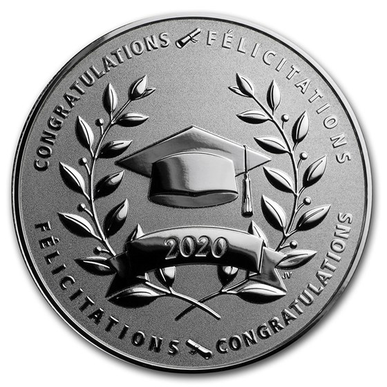 2020 Canada 1/2 oz Silver $10 Graduation Proof 2020 Canada 1/2 oz Silver $10 Graduation Proof