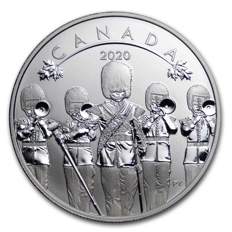2020 Canada 1/2 oz Silver $10 O'Canada! Changing of the Guard