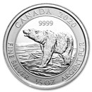 2020 Canada 1/2 oz Silver Polar Bear BU