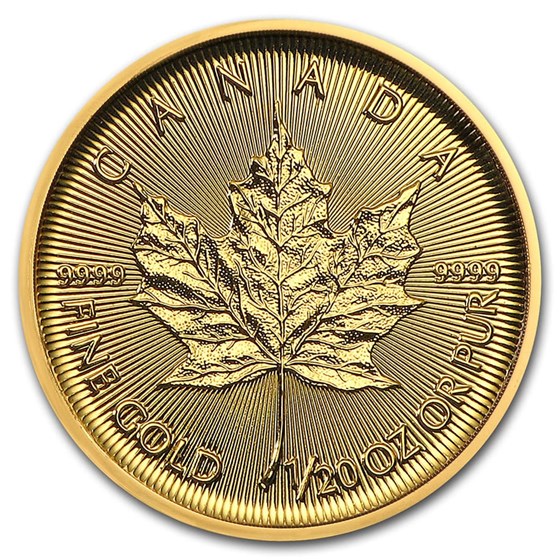 2020 Canada 1/20 oz Gold Maple Leaf BU 2020 Canada 1/20 oz Gold Maple Leaf BU