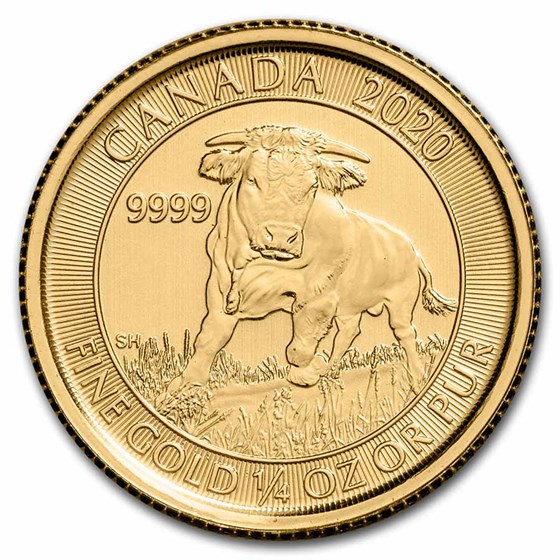 2020 Canada 1/4 oz Gold Bull BU 2020 Canada 1/4 oz Gold Bull BU