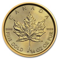 2020 Canada 1/4 oz Gold Maple Leaf BU