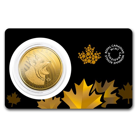 2020 Canada 1 oz Gold Bobcat .99999 BU (Assay Card) 2020 Canada 1 oz Gold Bobcat .99999 BU (Assay Card)
