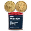 2020 Canada 1 oz Gold Maple Leaf (10-Coin MintDirect® Tube) 2020 Canada 1 oz Gold Maple Leaf (10-Coin MintDirect® Tube)