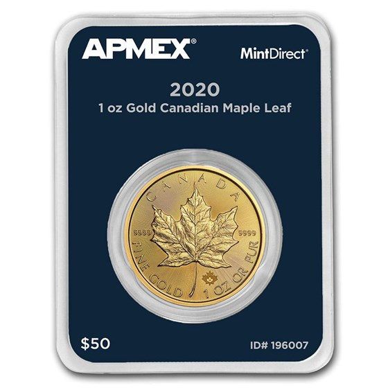 2020 Canada 1 oz Gold Maple Leaf (MintDirect® Single)