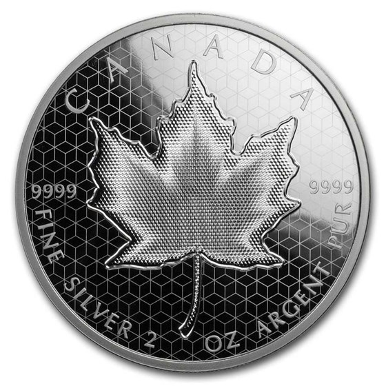 2020 Canada 2 oz Silver $10 Pulsating Maple Leaf 2020 Canada 2 oz Silver $10 Pulsating Maple Leaf