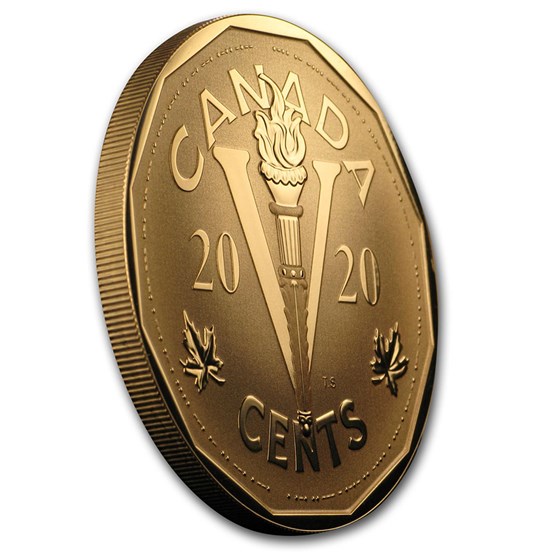 Buy 2020 Canada 5 Cent Bronze Canada Home Front The Victory Nickel APMEX