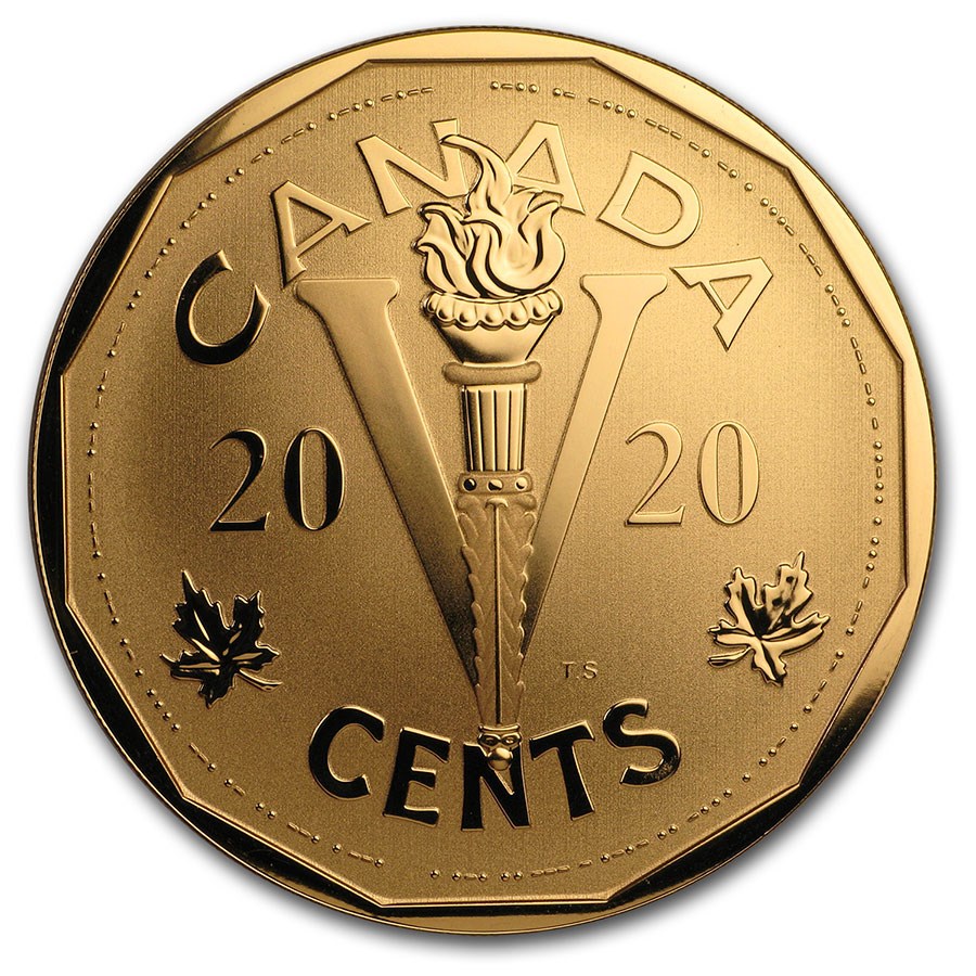 Buy 2020 Canada 5 Cent Bronze Canada Home Front The Victory Nickel APMEX