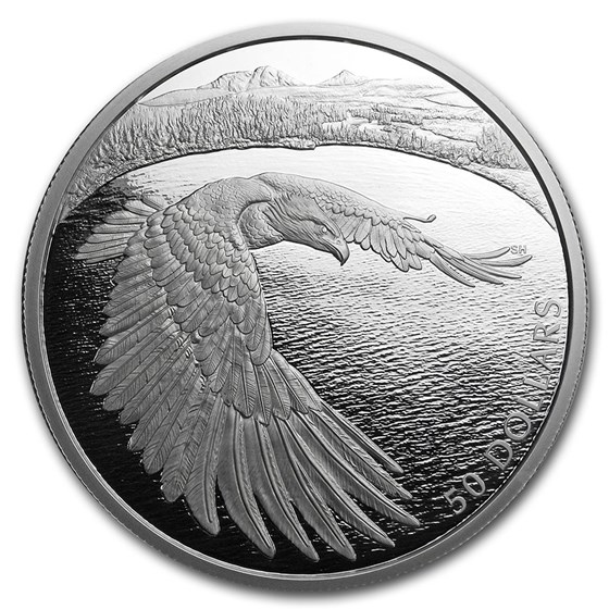 2020 Canada 5 oz Silver $50 Courageous Bald Eagle 2020 Canada 5 oz Silver $50 Courageous Bald Eagle