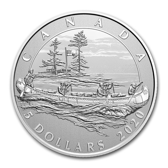 2020 Canada $5 Silver Moments to Hold: 350th Anniv of HBC 2020 Canada $5 Silver Moments to Hold: 350th Anniv of HBC