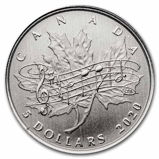 2020 Canada $5 Silver Moments to Hold: National Anthem Act 2020 Canada $5 Silver Moments to Hold: National Anthem Act
