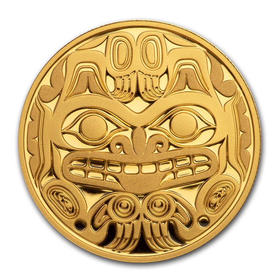2020 Canada Proof Gold 200 Bill Reid Xhuwaji Haida 2020 Canada Proof Gold 200 Bill Reid Xhuwaji Haida