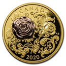 2020 Canada Proof Gold $200 The Queen Elizabeth Rose