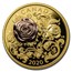 2020 Canada Proof Gold $200 The Queen Elizabeth Rose