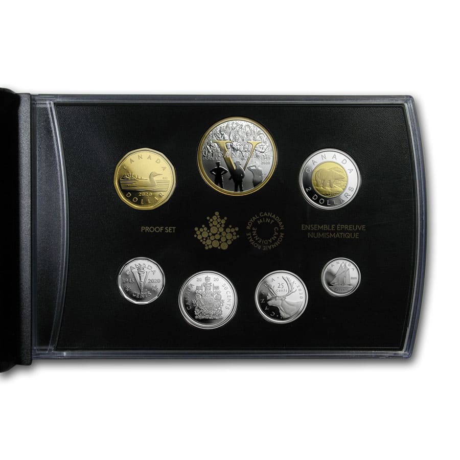 2020 Canada Silver Proof Set: 75th Anniv of V-E Day