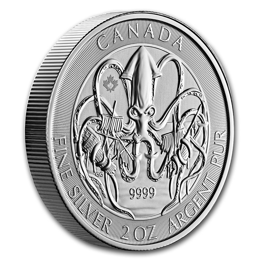 2020 Canadian 2 oz Silver Creatures of the North Kraken | eBay