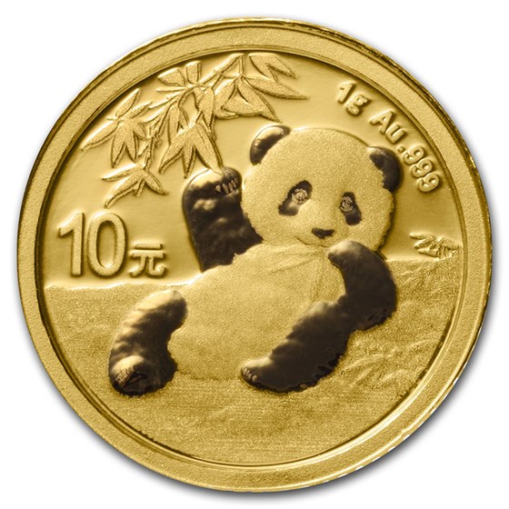 2020 China 1 gram Gold Panda BU (Sealed)