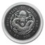 2020 China 1 oz Antique Silver Chihli Dragon Dollar Restrike