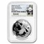 2020 China 30 g Ag Panda MS-70 NGC (Shanghai, Shenyang, Shenzhen)