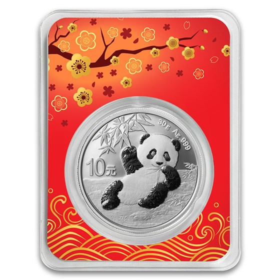 2020 China 30 gram Silver Panda (Chinese New Year, In TEP) 2020 China 30 gram Silver Panda (Chinese New Year, In TEP)