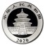 2020 China 30 gram Silver Panda MS-70 PCGS (FDI, Flag Label)