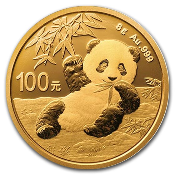 2020 China 8 gram Gold Panda BU (Sealed) 2020 China 8 gram Gold Panda BU (Sealed)