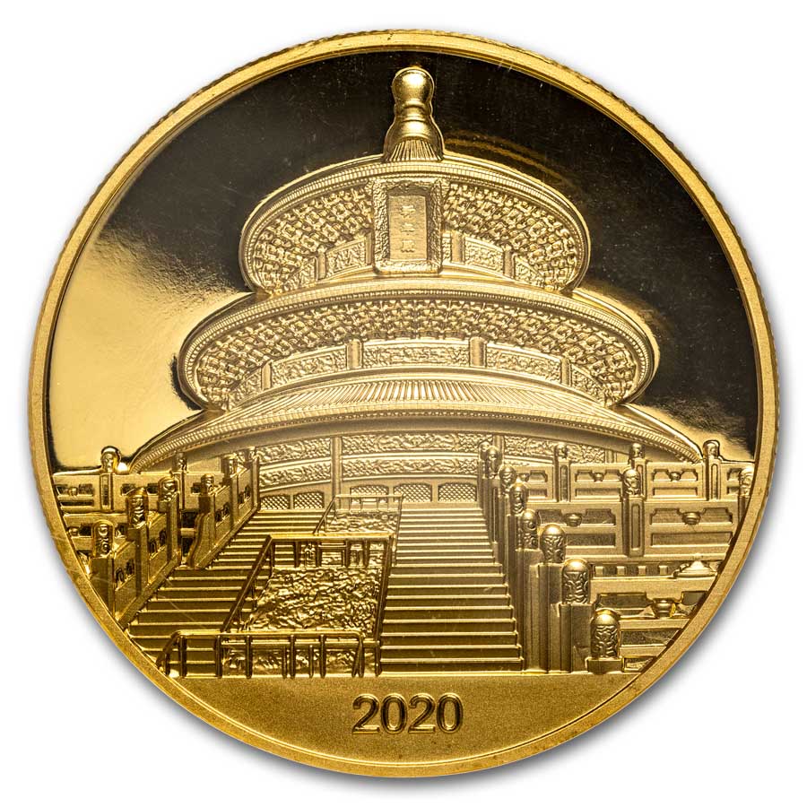 2020 China New Year Celebration 88 gram Gold Panda PF-70 NGC