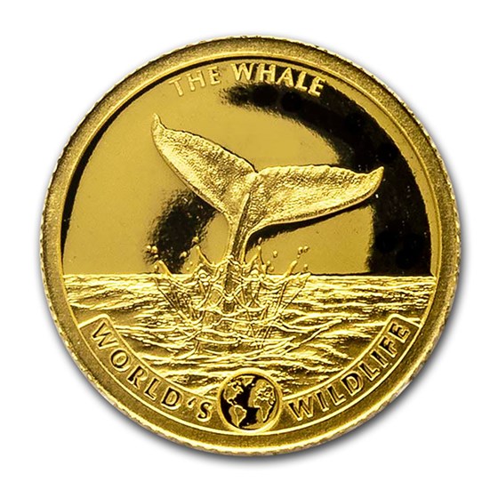 2020 Congo 1/2 gram Gold Proof World's Wildlife (Whale) 2020 Congo 1/2 gram Gold Proof World's Wildlife (Whale)