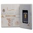 2020 Cook Islands 1/2 Gram Gold Harry Potter Ingot (Dumbledore)