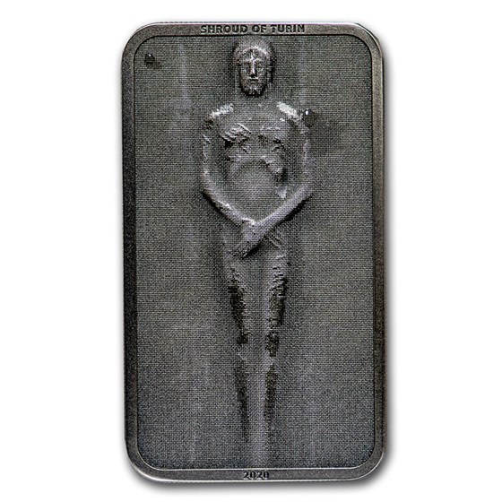 2020 Cook Islands 1 oz Antique Silver Shroud of Turin 2020 Cook Islands 1 oz Antique Silver Shroud of Turin
