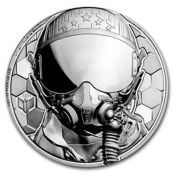 2020 Cook Islands 1 oz Platinum Fighter Pilot Proof 2020 Cook Islands 1 oz Platinum Fighter Pilot Proof