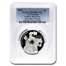 2020 Cook Islands 1 oz Viñales Meteorite PR-70 DCAM PCGS (FDI) 2020 Cook Islands 1 oz Viñales Meteorite PR-70 DCAM PCGS (FDI)