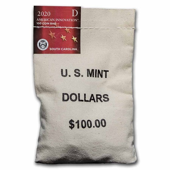 2020-D American Innovation $1 Septima Clark ($100 Bag) (SC) 2020-D American Innovation $1 Septima Clark ($100 Bag) (SC)