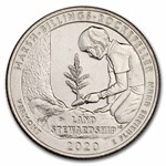 2020-D ATB Quarter Marsh-Billings-Rockefeller 40-Coin Roll BU