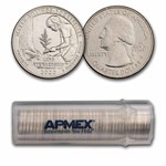 2020-D ATB Quarter Marsh-Billings-Rockefeller 40-Coin Roll BU