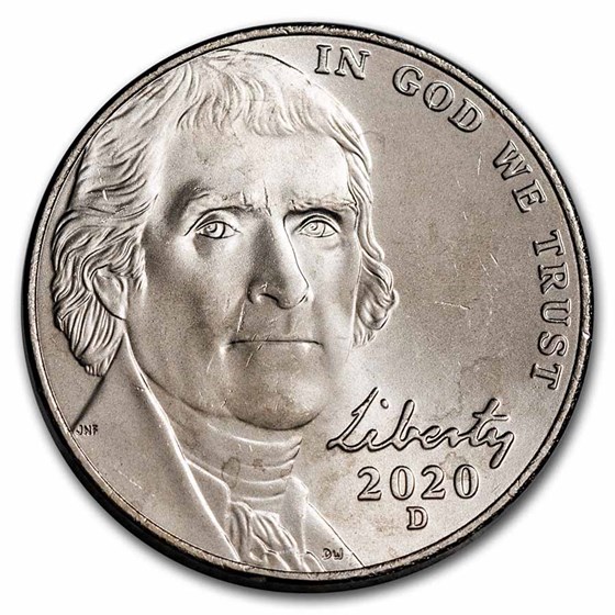 2020-D Jefferson Nickel BU 2020-D Jefferson Nickel BU