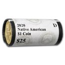 2020-D Native Amer $1 - Peratrovic Anti-Discrimination ($25 Roll)