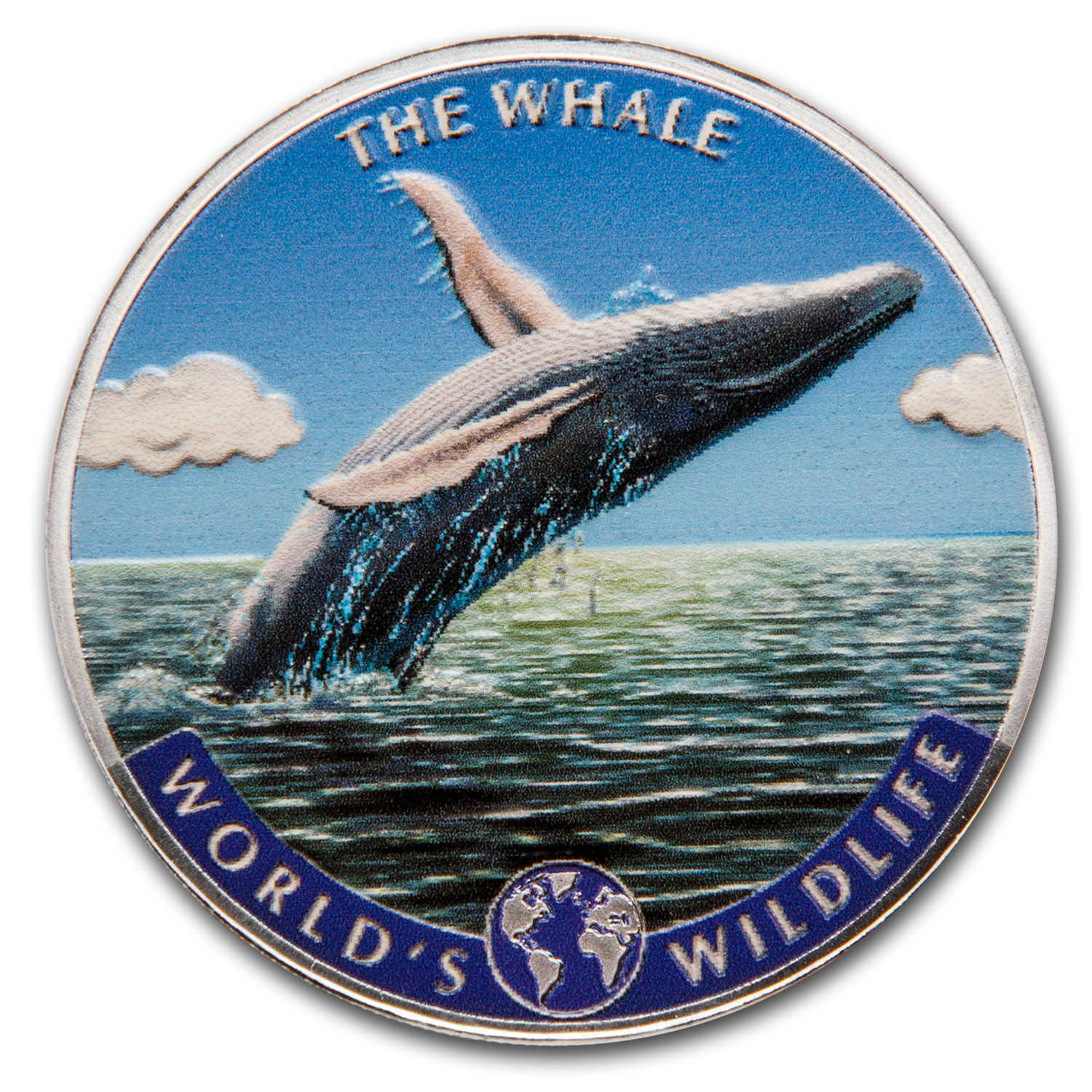 大勧め Buy 2020 Dem. Rep. of Congo Silver World's Wildlife Whale コレクション