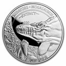 2020 Dem. Republic of Congo 1 oz Silver Predator Mosasaurus