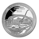 2020 Democratic Rep. of Congo 1 oz Silver Mamenchisaurus BU
