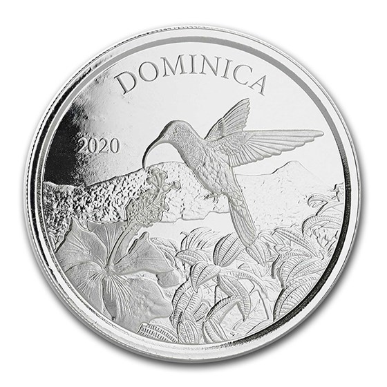 2020 Dominica 1 oz Silver Hummingbird BU 2020 Dominica 1 oz Silver Hummingbird BU