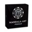 2020 Fiji 3 oz UHR Antique Finish Silver Mandala Art (Persian)